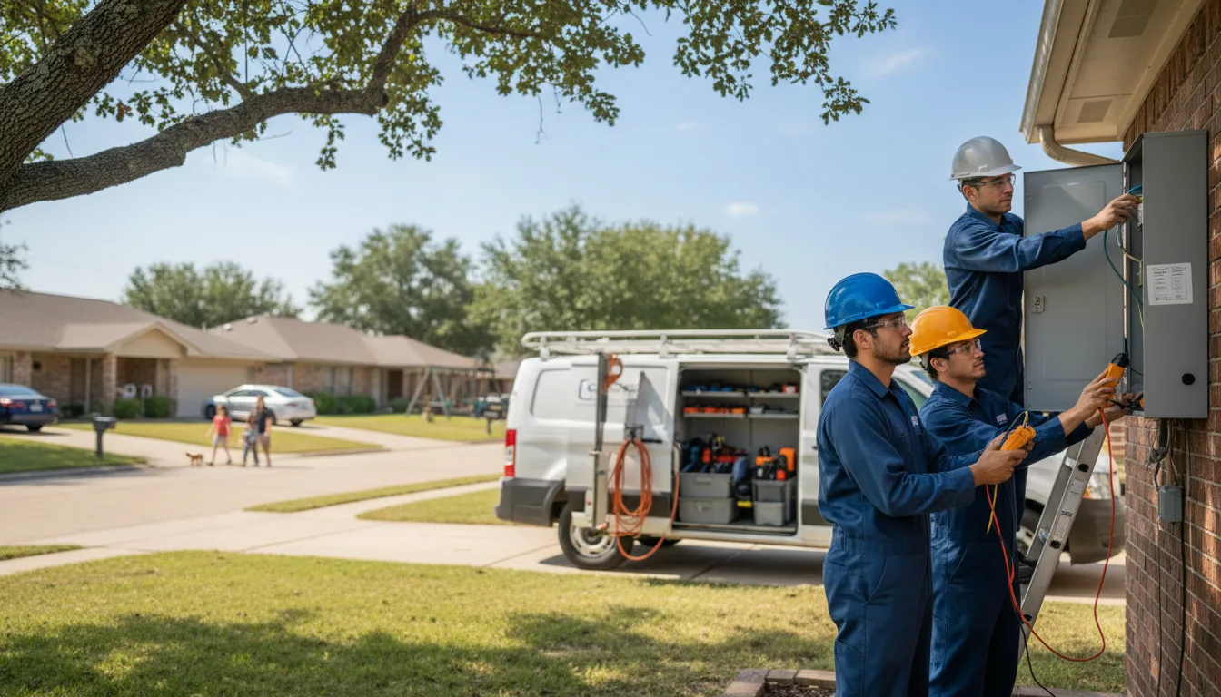 Certified electrician providing emergency electrical services in Beach City, OH